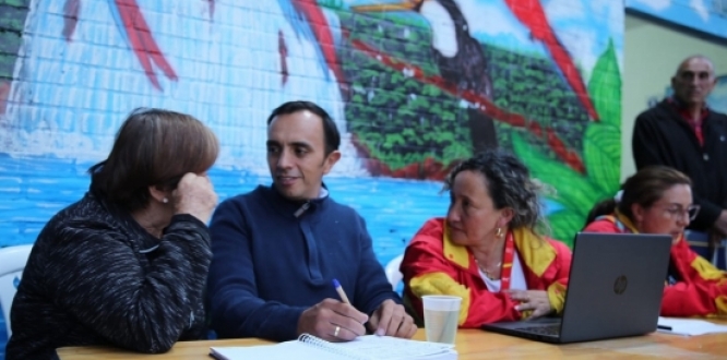 Alcalde César Salamanca en Gerencias de la solución Suba Rincón 2025