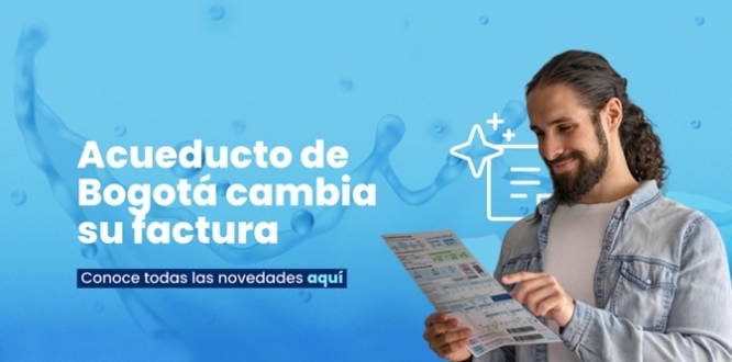 Banner Nueva Factura del Acueducto de Bogotá
