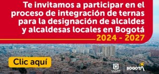 Convocatoria para alcaldes y alcaldesas locales de Bogotá