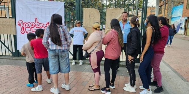 Actividades de Bogotaneidad en El Rincón, localidad de Suba