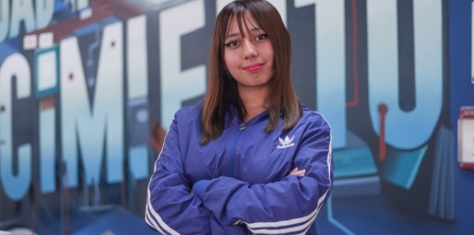 Estudiante Universitaria beneficiaria de becas de Atenea