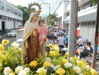 Celebracion dia de la Virgen del Carmen