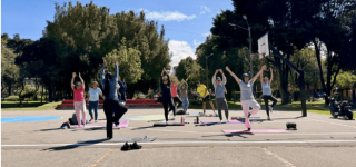 Festival calma en la ciudad